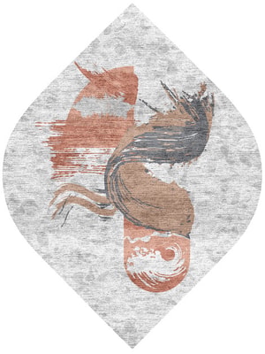 Mottle Ogee Hand Knotted Bamboo Silk custom handmade rug