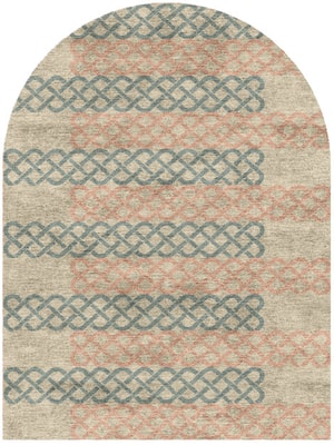 Nellie Arch Hand Knotted Bamboo Silk custom handmade rug