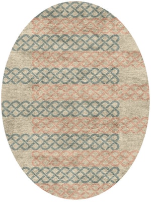 Nellie Oval Hand Knotted Bamboo Silk custom handmade rug