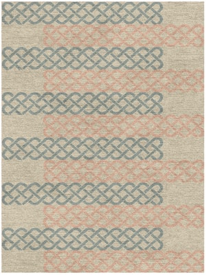 Nellie Rectangle Hand Knotted Tibetan Wool custom handmade rug