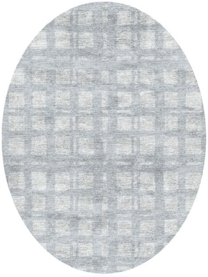 Noir Oval Hand Knotted Bamboo Silk custom handmade rug