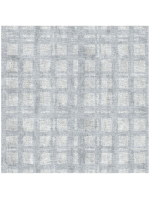 Noir Square Hand Knotted Bamboo Silk custom handmade rug