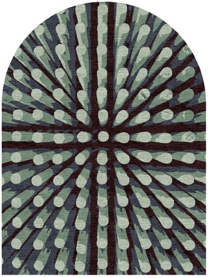 Nucleus Arch Hand Knotted Tibetan Wool custom handmade rug