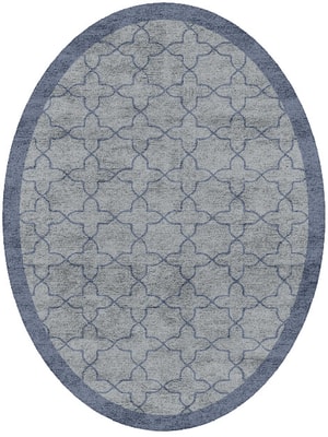 Octade Oval Hand Tufted Bamboo Silk custom handmade rug