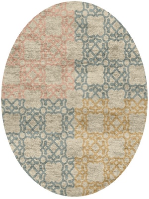 Ona Oval Hand Knotted Bamboo Silk custom handmade rug