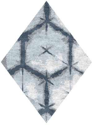 Ore Diamond Hand Knotted Bamboo Silk custom handmade rug