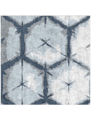 Ore Square Hand Knotted Bamboo Silk custom handmade rug