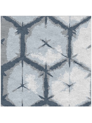 Ore Square Hand Knotted Tibetan Wool custom handmade rug