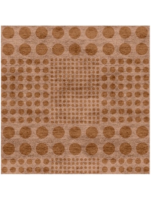 Origins Square Hand Knotted Bamboo Silk custom handmade rug