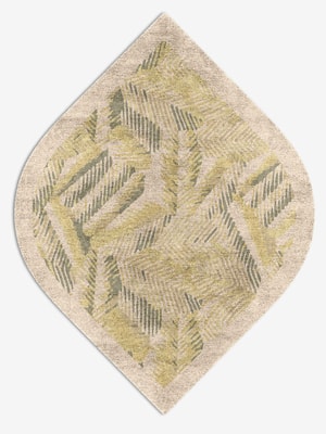 Orikane Ogee Hand Knotted Bamboo Silk custom handmade rug