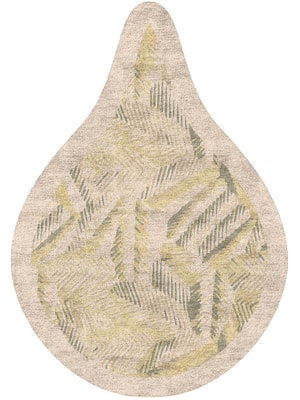 Orikane Drop Hand Tufted Bamboo Silk custom handmade rug