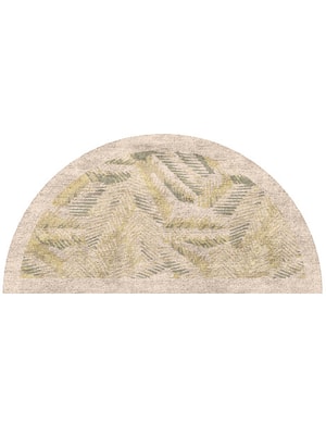 Orikane Halfmoon Hand Tufted Bamboo Silk custom handmade rug