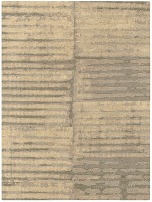 Parallel Strokes Rectangle Hand Tufted Pure Wool custom handmade rug