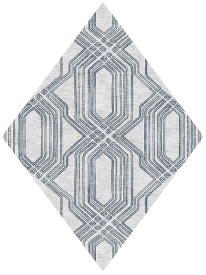 Paynes Diamond Hand Knotted Tibetan Wool custom handmade rug