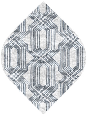 Paynes Ogee Hand Knotted Bamboo Silk custom handmade rug