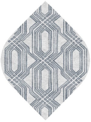 Paynes Ogee Hand Knotted Tibetan Wool custom handmade rug