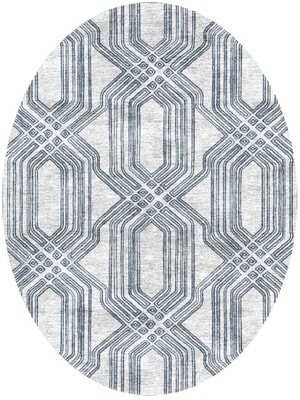 Paynes Oval Hand Knotted Bamboo Silk custom handmade rug