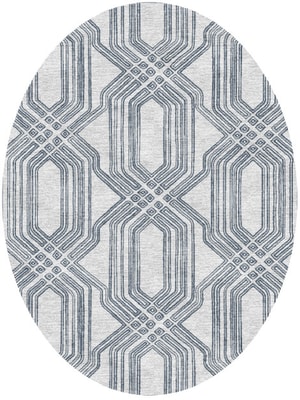 Paynes Oval Hand Knotted Tibetan Wool custom handmade rug