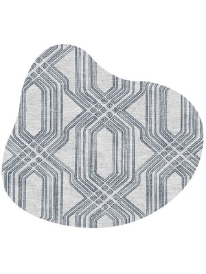 Paynes Splash Hand Knotted Tibetan Wool custom handmade rug