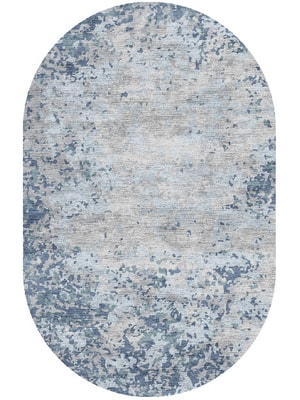 Periwrinkle Capsule Hand Knotted Bamboo Silk custom handmade rug