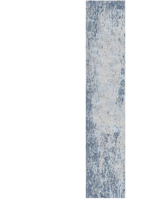 Periwrinkle Runner Hand Knotted Tibetan Wool custom handmade rug
