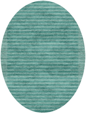 Piano Oval Hand Knotted Bamboo Silk custom handmade rug