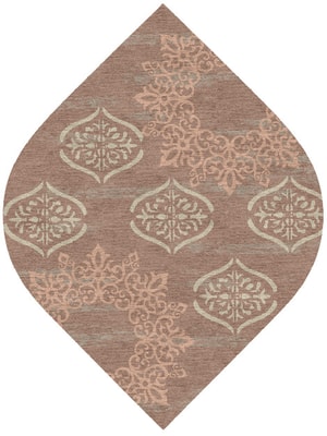 Plato Ogee Hand Knotted Tibetan Wool custom handmade rug