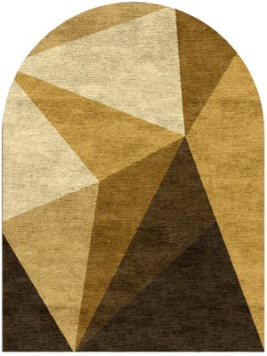 Polyhedron Arch Hand Knotted Bamboo Silk custom handmade rug