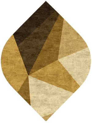 Polyhedron Ogee Hand Knotted Bamboo Silk custom handmade rug