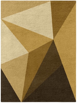 Polyhedron Rectangle Hand Tufted Pure Wool custom handmade rug