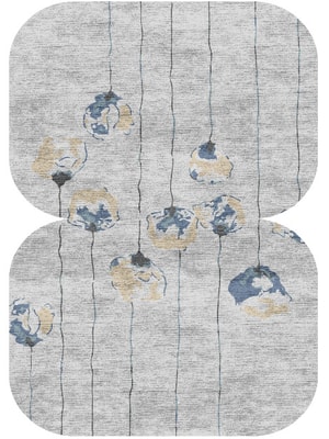Qamar Eight Hand Knotted Bamboo Silk custom handmade rug