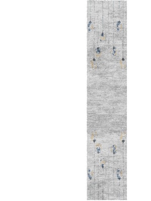 Qamar Runner Hand Knotted Bamboo Silk custom handmade rug