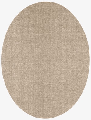 RA-DO12 Oval Flatweave New Zealand Wool custom handmade rug