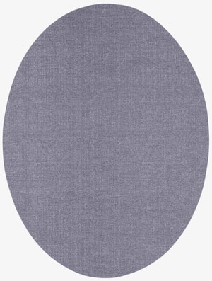 RA-EL07 Oval Flatweave New Zealand Wool custom handmade rug