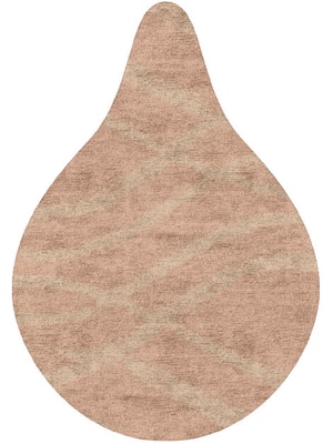Ripple Drop Hand Tufted Bamboo Silk custom handmade rug