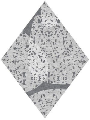 Rock Spots Diamond Hand Knotted Tibetan Wool custom handmade rug