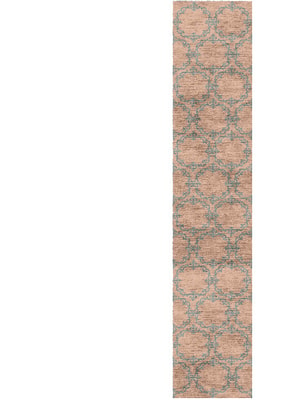 Rococo Runner Hand Knotted Bamboo Silk custom handmade rug