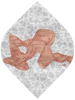 Rushdot Ogee Hand Knotted Bamboo Silk custom handmade rug
