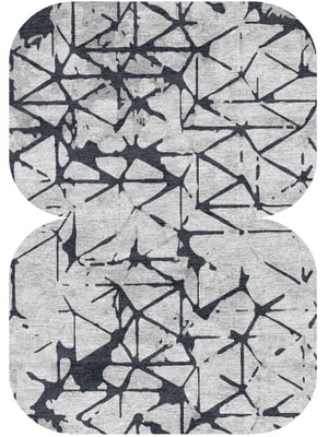 Saas Eight Hand Knotted Bamboo Silk custom handmade rug