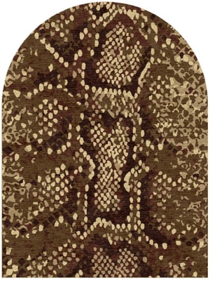 Scales Arch Hand Knotted Tibetan Wool custom handmade rug