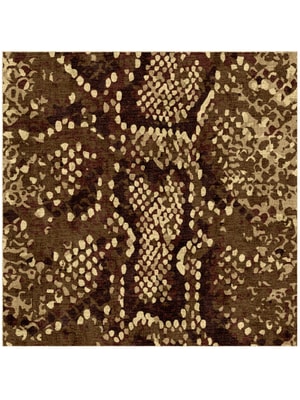 Scales Square Hand Knotted Bamboo Silk custom handmade rug