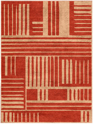 Schema Rectangle Flatweave Bamboo Silk custom handmade rug