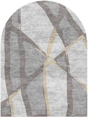Scumble Arch Hand Knotted Bamboo Silk custom handmade rug