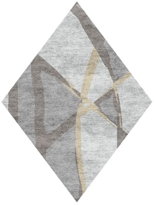 Scumble Diamond Hand Knotted Bamboo Silk custom handmade rug