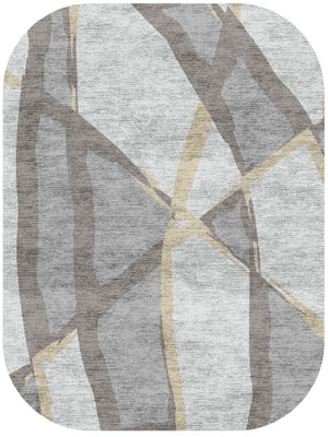 Scumble Oblong Hand Knotted Bamboo Silk custom handmade rug