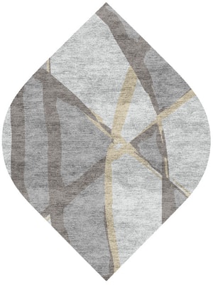 Scumble Ogee Hand Knotted Bamboo Silk custom handmade rug