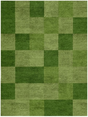 Seahorse Rectangle Flatweave Bamboo Silk custom handmade rug