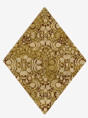 Sedge Diamond Hand Knotted Bamboo Silk custom handmade rug