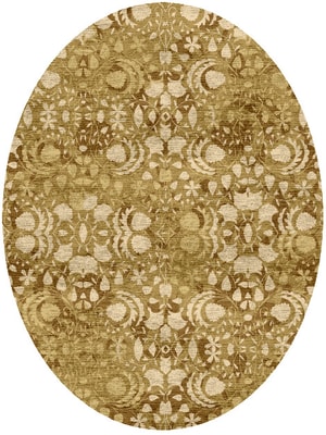 Sedge Oval Hand Knotted Bamboo Silk custom handmade rug