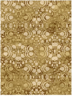 Sedge Rectangle Hand Knotted Bamboo Silk custom handmade rug